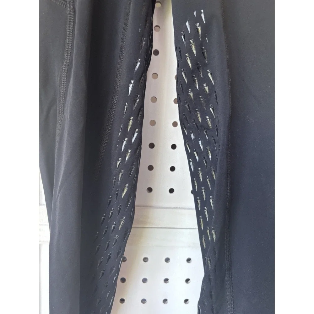 Kerrits Women's M Black Leg & Seat Grip Pull On Riding Equestrian Leggings - Picture 3 of 9